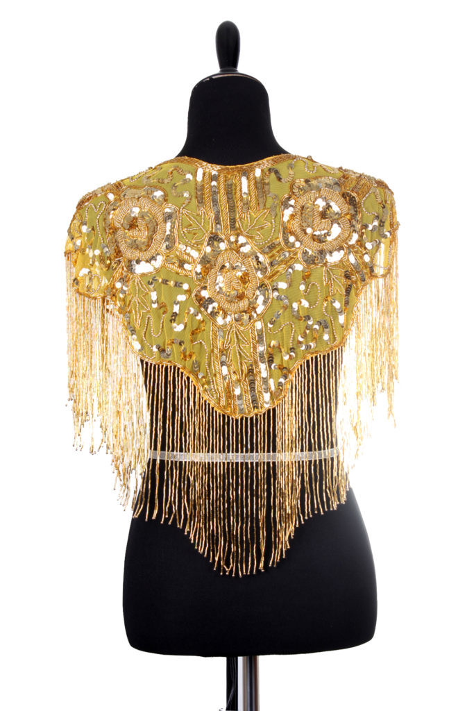 1006 - Beaded Shawl with Roses - Image 7