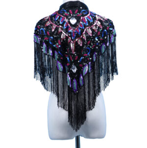 8876 - Beaded Cape - Multi