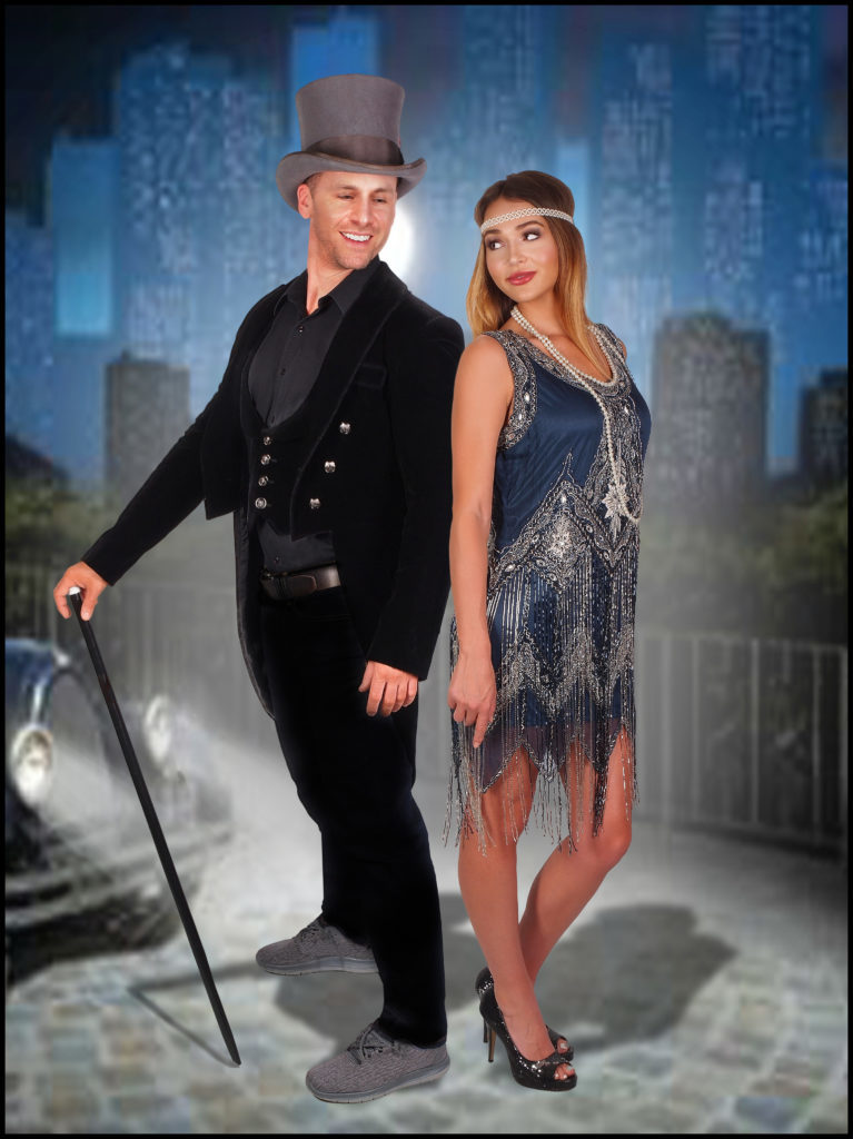 CT104 - 2 Pc Set, Tail Coat & Waist Coat, Blk - Image 3