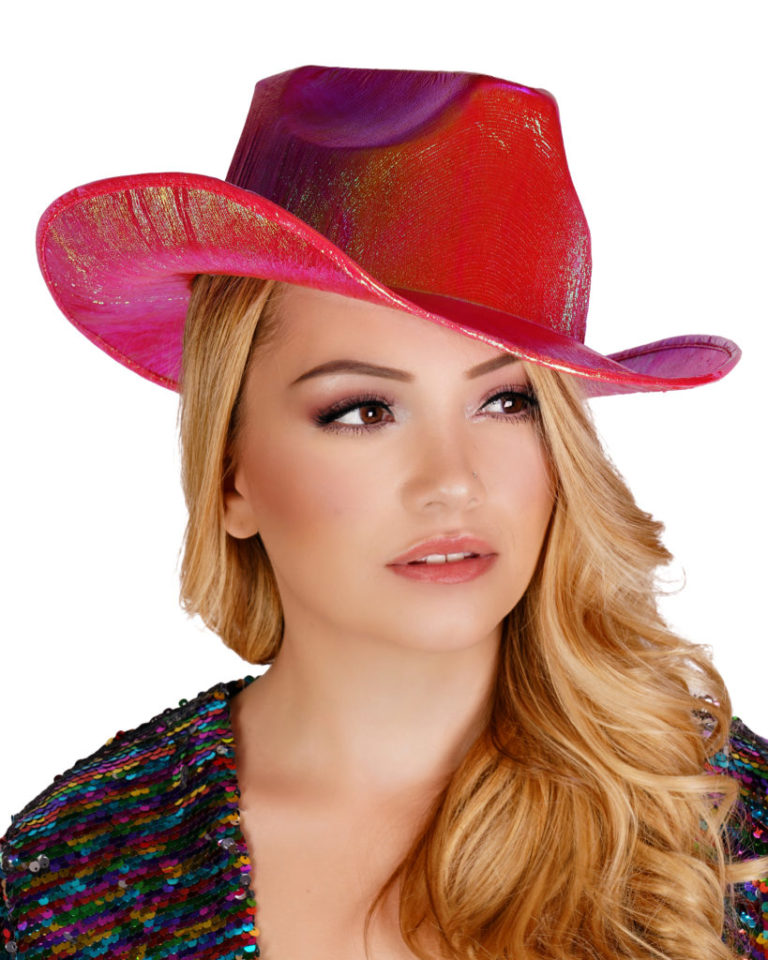 JC537 - Metallic Cowboy Hat - Image 2
