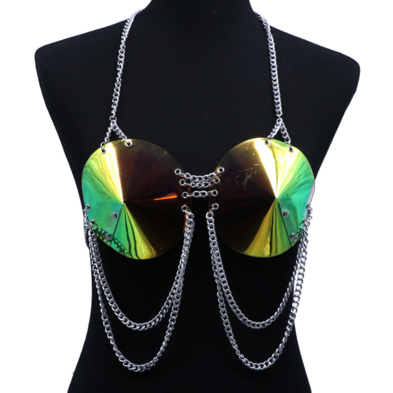 14308 - Acrylic Bra - Silver