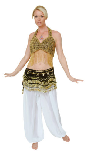 2133 - Glass Beaded Top with Fringes