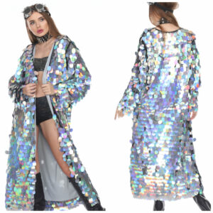 2565 - Multi colored Duster - o/s