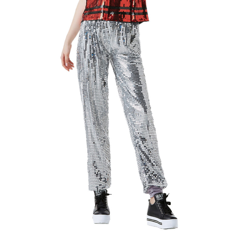 LP30 - Sequins Pants Silver - Image 6