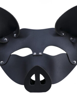 63317 - Leatherette Face Mask, pig