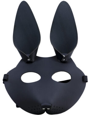 63319 - Leatherette Face Mask, rabbit