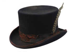69556 - TOP Hat - 100% wool felt - 2XL..6" height - 57cm head size