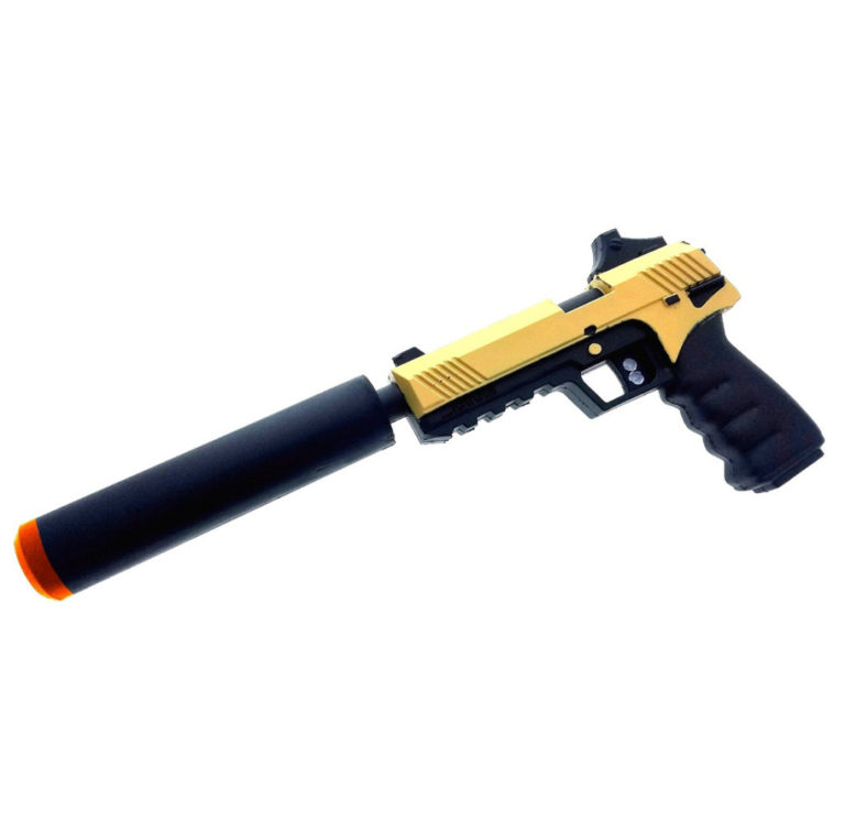 FG109 - Foam Pistol with Suppressor - Desert