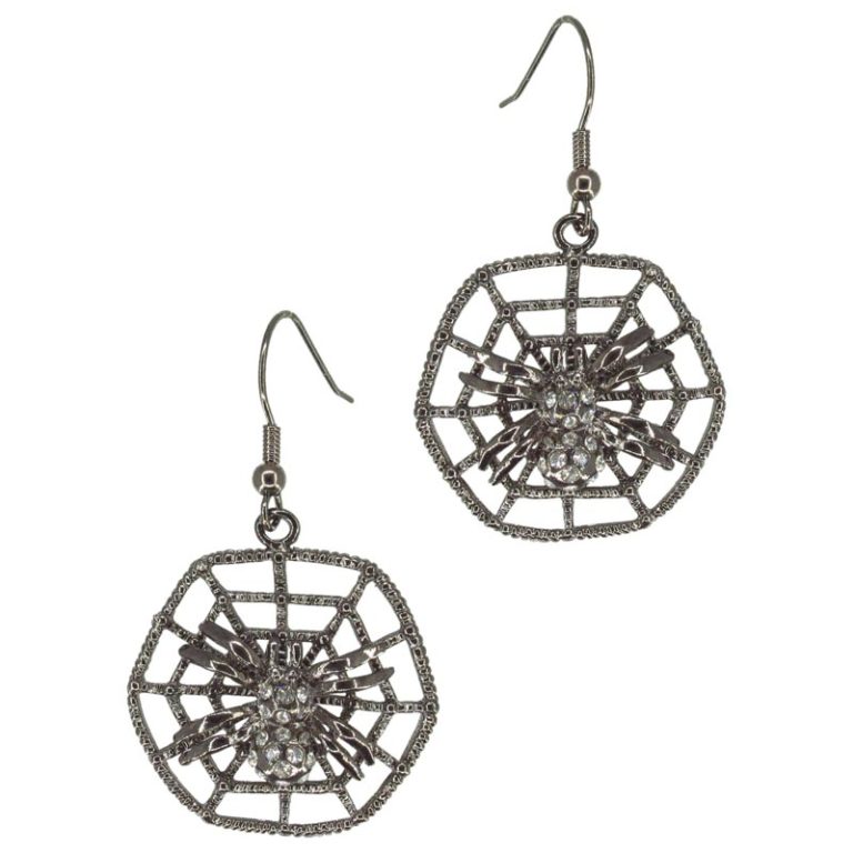 RSN2272-E - Spider Rhinestone Earring