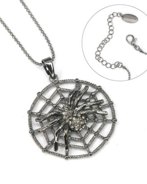 RSN2272-N - Necklace Spider Rhinestone