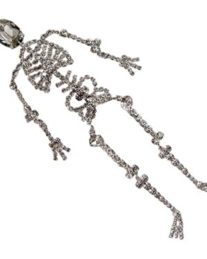 RSP2809 - Brooch Skeleton Rhinestone