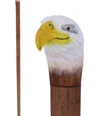 WP13203 - Wooden Cane  36"- Eagle