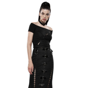WQ454 - Military-Style Deadly Game Half Skirt