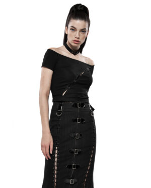 WQ454 - Military-Style Deadly Game Half Skirt