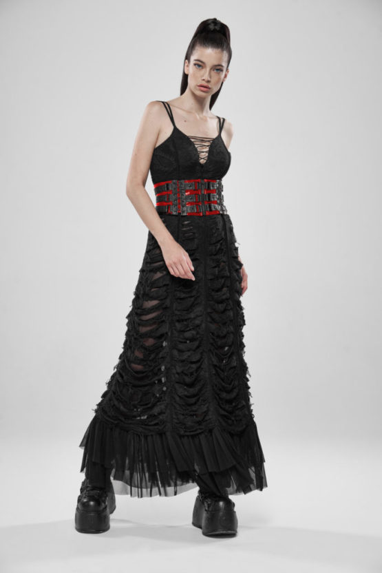 WS323 - Love Imprisonment Heavy Metal Imprisonment Waist Girdle-BLK-XL/2XL - Image 6