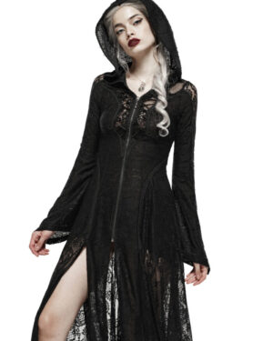 WY1143 - Darkmoon Cage Yarn Long Coat