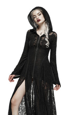 WY1143 - Darkmoon Cage Yarn Long Coat