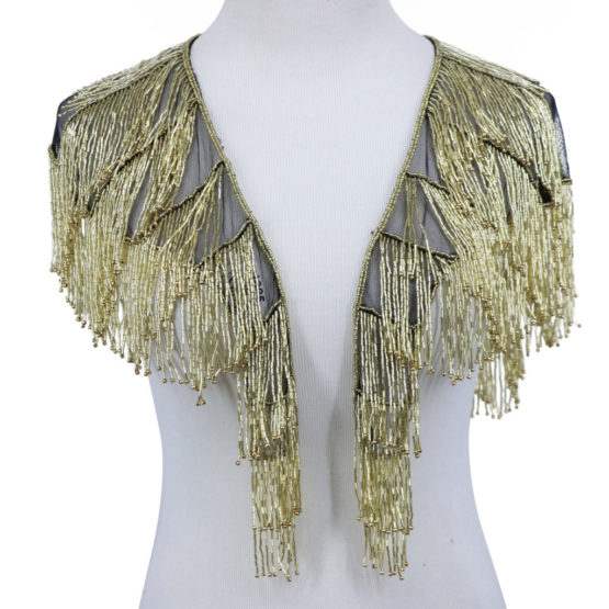 1005 - Flapper Shawl with Straight Fringes - Image 3