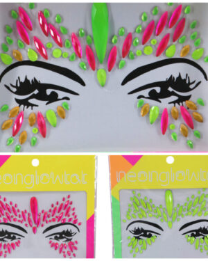 1090 - Neon Face Jewels