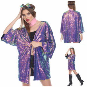 2551 - Multi colored Duster - o/s