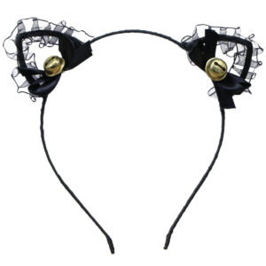 69158 - Cat Headband - Black kitty, cat, meow