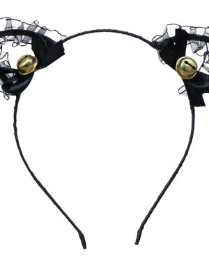 69158 - Cat Headband - Black kitty, cat, meow