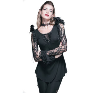 TT21 - Long Sleeves vintage look lace top