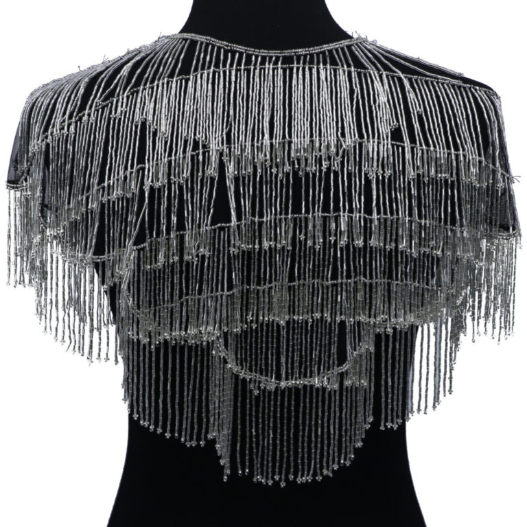 1005 - Flapper Shawl with Straight Fringes - Image 4