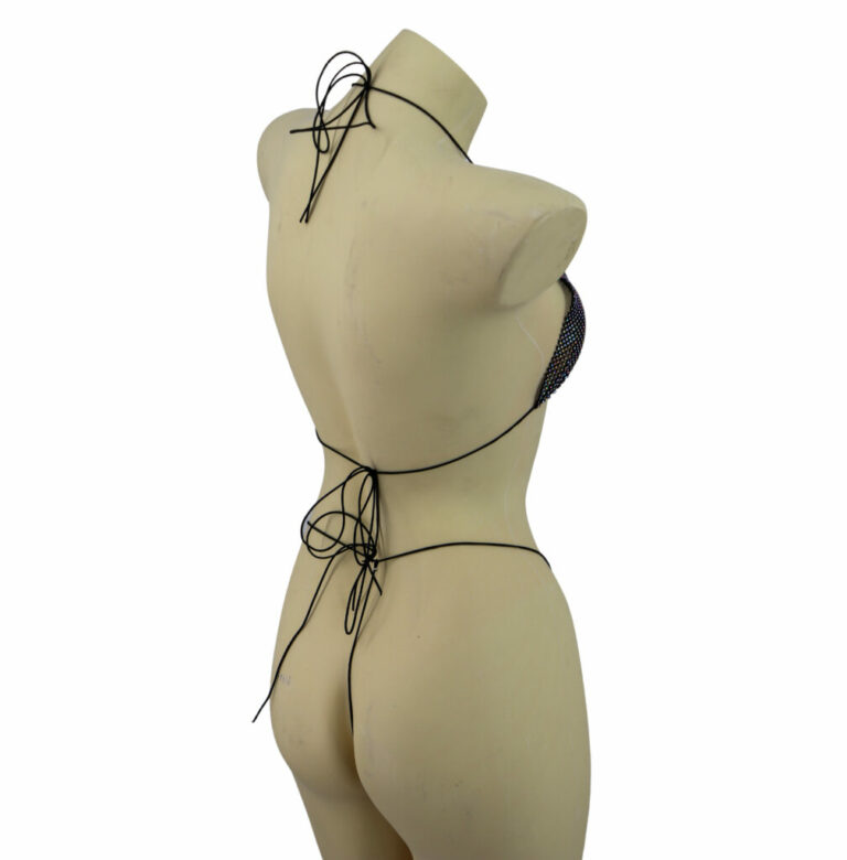 14409 - Rhinestones mesh lingerie/bikini set - Image 18