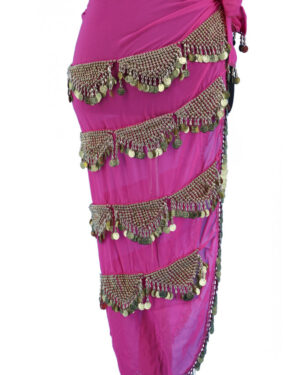 1735 - Heavy U Shape Sash/Skirt with lots of coins