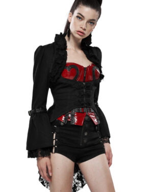 WY1148 - Steampunk Stone Washed Lace coat