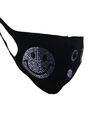106312 - Smiley Rhinestone Mask