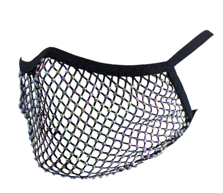 106314 - Mesh rhinestone mask - Image 2
