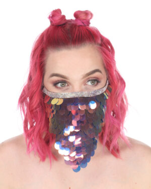 106316 - Mermaid Paillet face veil