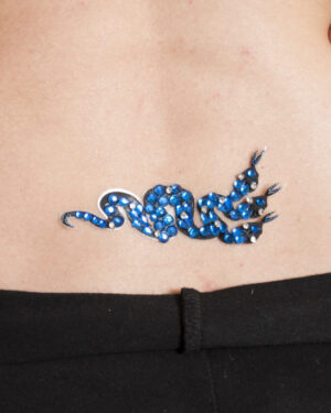 1111 - Lower Back Tattoo - Snakes