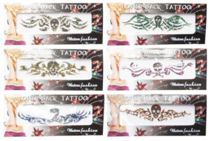 1112 - Lower Back Tattoo-Skull