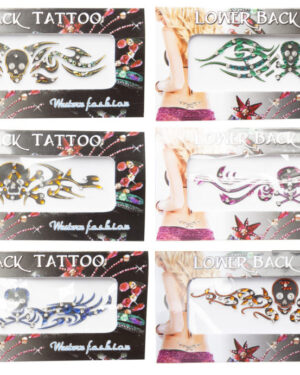 1112 - Lower Back Tattoo-Skull