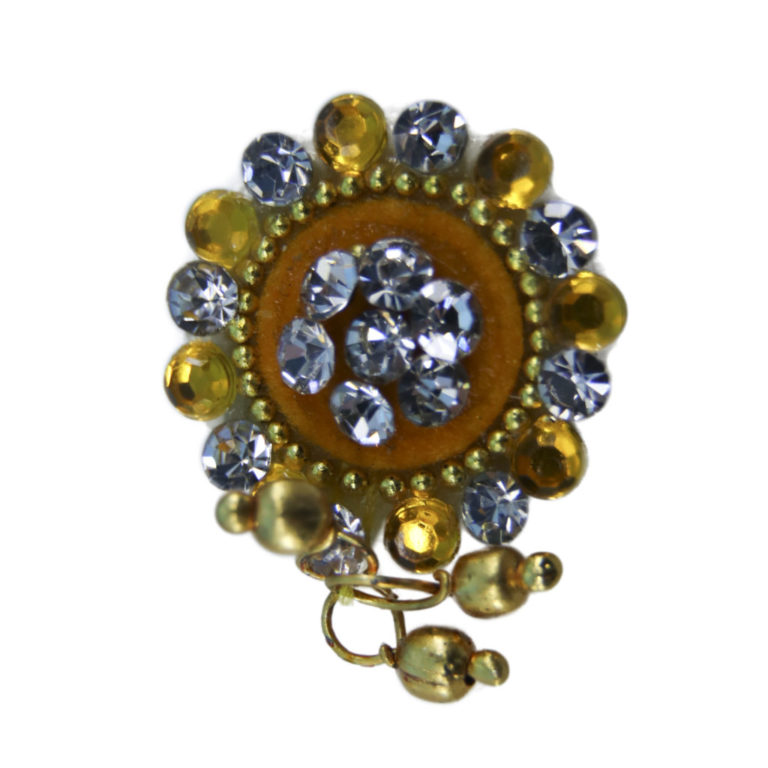1129 - Belly Button with Hanging Charms-MULTI - Image 4