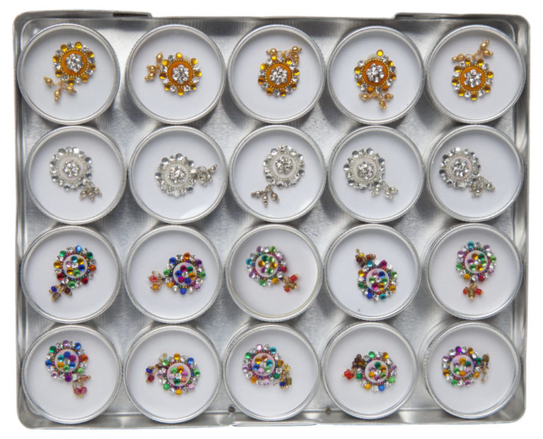 1129 - Belly Button with Hanging Charms-MULTI - Image 5