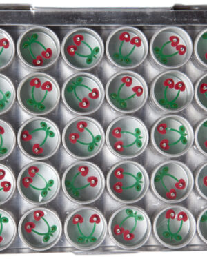 1144 - Cherry/Body Dots - 54 / Tray....