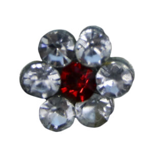 1145 - Daisy Rhinestone Body Dots -54 Pcs/1 Tray