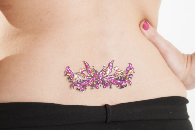 1195 - Tattoo - Low Back-Silver - Image 2