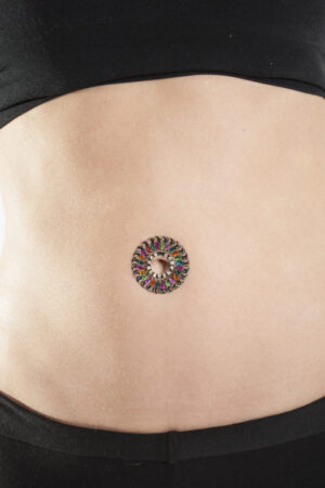 1218 - Belly Gem Tattoo-ASST Colors