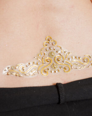 1220 - Low Waist Tattoo - Silver
