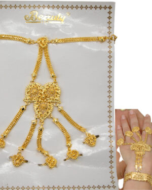 1225 - 5 Finger Slave Bracelet - Gold