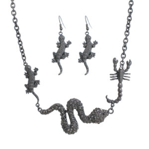 13343 - Necklace Set, Snake with Scorpion
