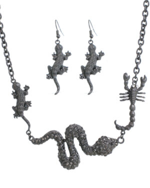 13343 - Necklace Set, Snake with Scorpion