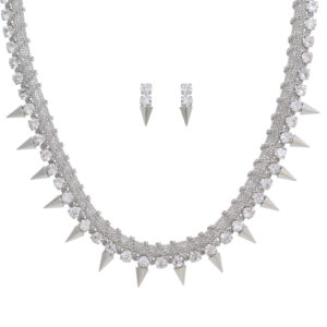 13488 - chain reel spike set - Silver