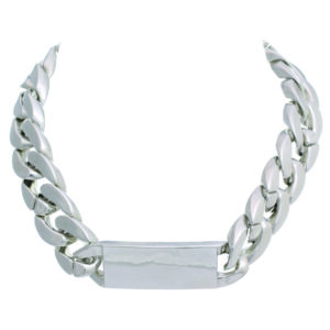 13674 - Name tag chain necklace