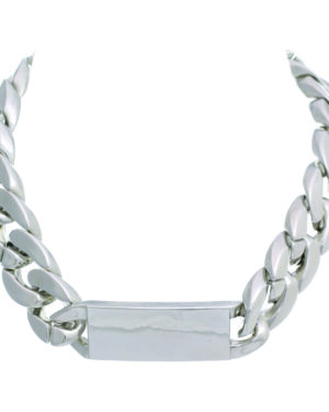 13674 - Name tag chain necklace